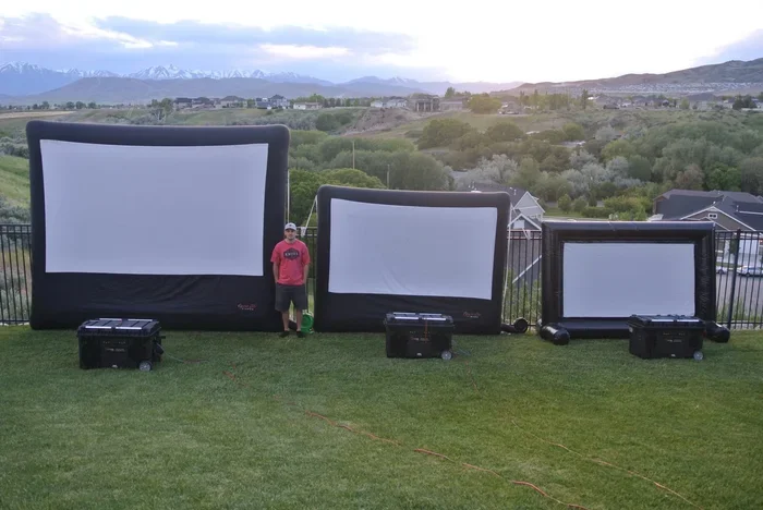 Are Inflatable Outdoor Screens Loud and Really Loud