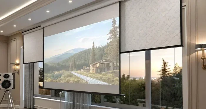 Can A Projector Screen Cover A Window And Look Great